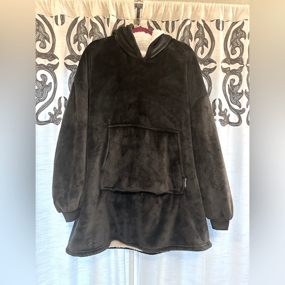 2XL Huggle hoodie - charcoal grey